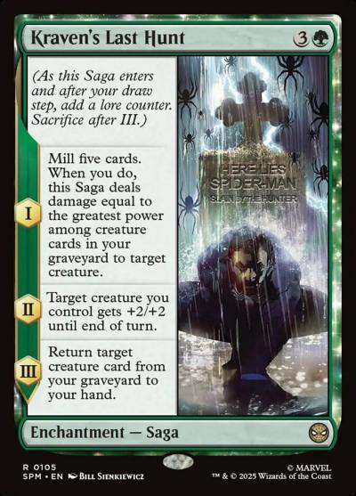 Kraven's Last Hunt SPM-105 Marvel's Spider-Man Magic card