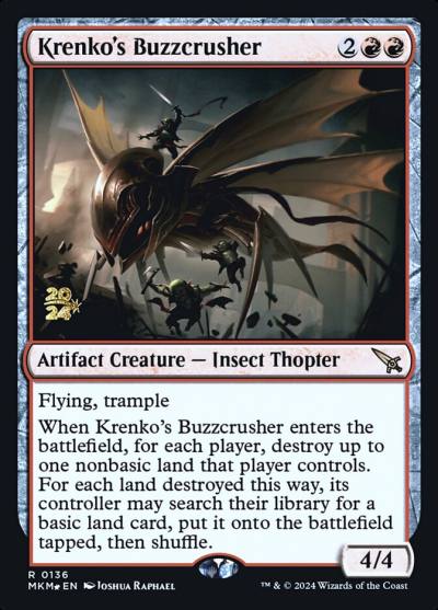 Krenko's Buzzcrusher PMKM-136S Murders at Karlov Manor Promos Magic card