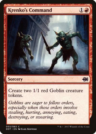 Krenko's Command DDT-53 Duel Decks: Merfolk vs. Goblins Magic card