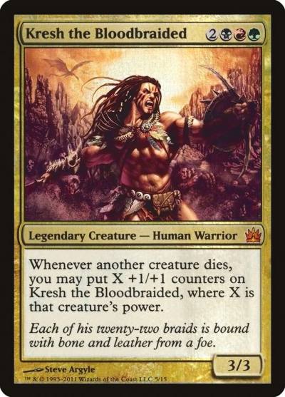 Kresh the Bloodbraided V11-5 From the Vault: Legends Magic card