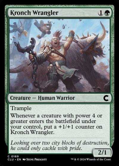 Kronch Wrangler CLU-169 Ravnica: Clue Edition Magic card