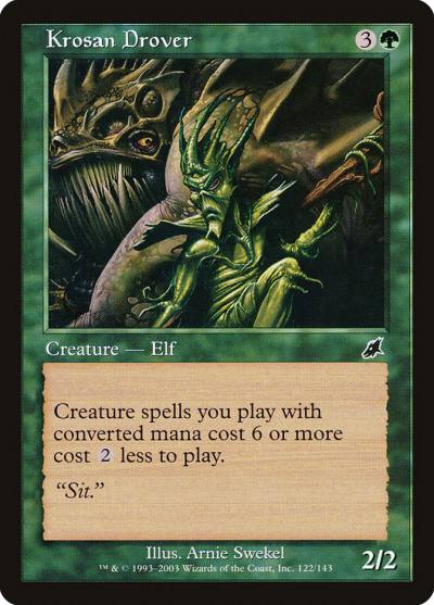 Krosan Drover 122 Scourge Magic card
