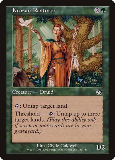 Krosan Restorer TOR-130 Torment Magic card