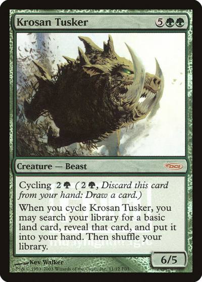 Krosan Tusker F03-11 Friday Night Magic 2003 Magic card