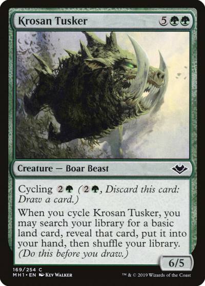 Krosan Tusker MH1-169 Modern Horizons Magic card