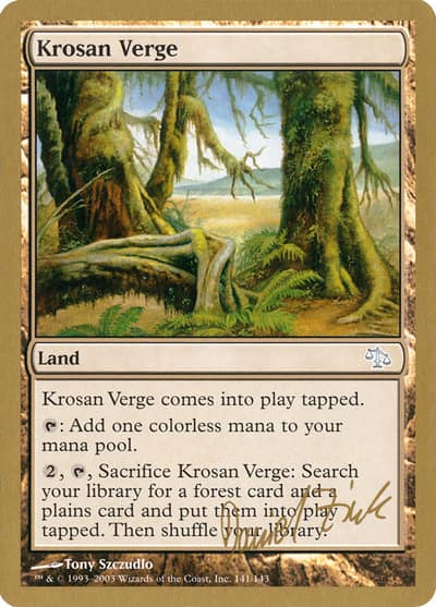 Krosan Verge WC03-DZ141 World Championship Decks 2003 Magic card