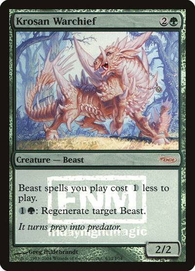 Krosan Warchief F04-4 Friday Night Magic 2004 Magic card
