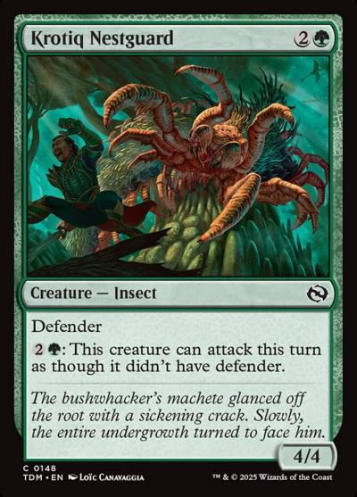 Krotiq Nestguard TDM-148 Tarkir: Dragonstorm Magic card