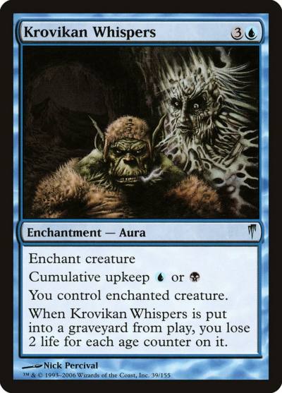Krovikan Whispers CSP-39 Coldsnap Magic card