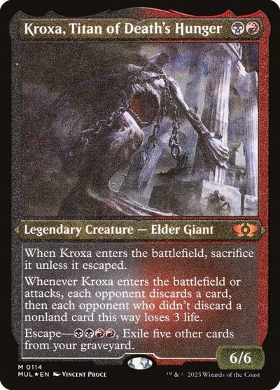 Kroxa, Titan of Death's Hunger