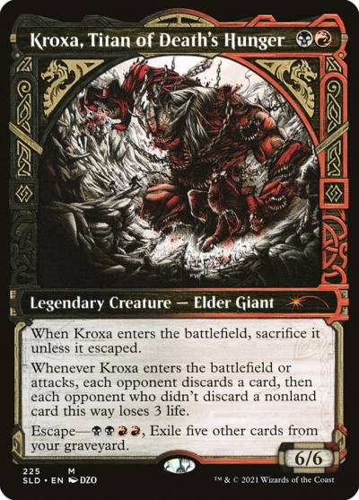 Kroxa, Titan of Death's Hunger SLD-225 Secret Lair Drop Magic card