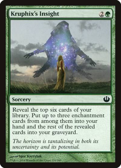 Kruphix's Insight JOU-129 Journey into Nyx Magic card