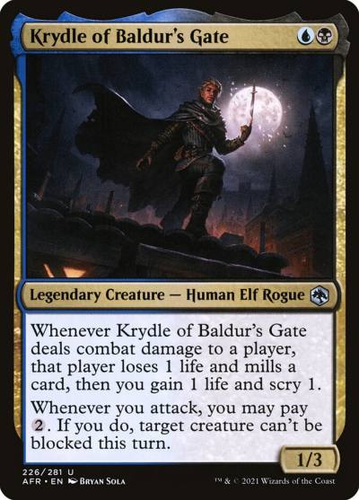 Krydle of Baldur's Gate AFR-226 Adventures in the Forgotten Realms Magic card