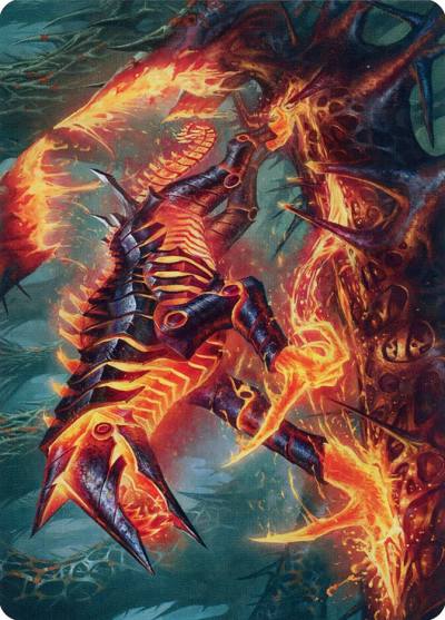 Kuldotha Cackler // Kuldotha Cackler AONE-32 Phyrexia: All Will Be One Art Series Magic card