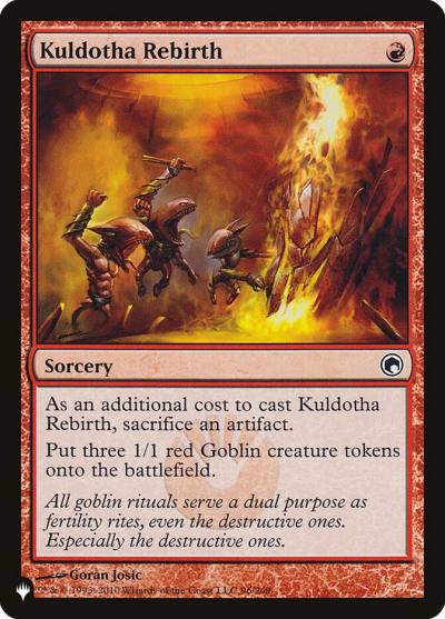 Kuldotha Rebirth PLST-SOM-96 The List Magic card