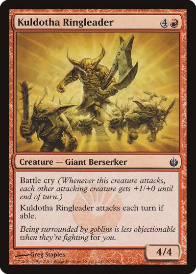 Kuldotha Ringleader 70 Mirrodin Besieged Magic card