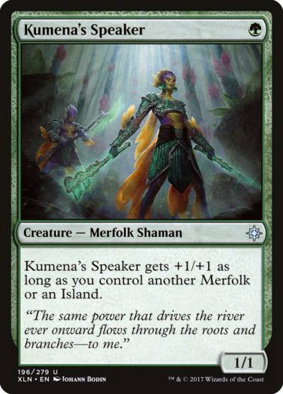 Kumena's Speaker 196 Ixalan Magic card
