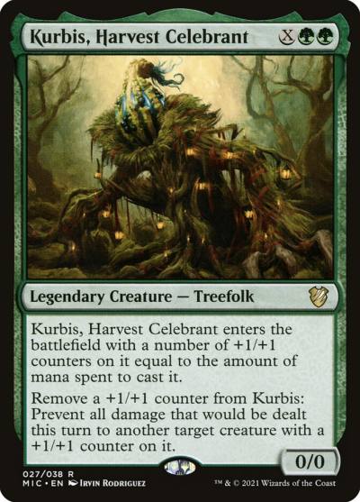 Kurbis, Harvest Celebrant MIC-27 Midnight Hunt Commander Magic card