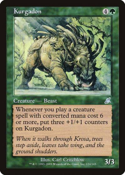 Kurgadon 124 Scourge Magic card