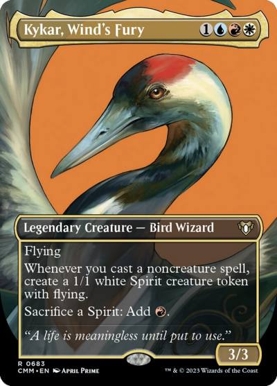 Kykar, Wind's Fury CMM-683 Commander Masters Magic card