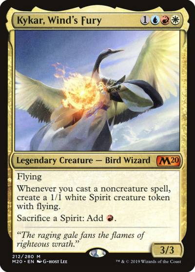 Kykar, Wind's Fury M20-212 Core Set 2020 Magic card