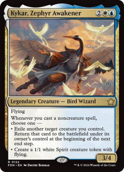 Kykar, Zephyr Awakener PFDN-122P Foundations Promos Magic card