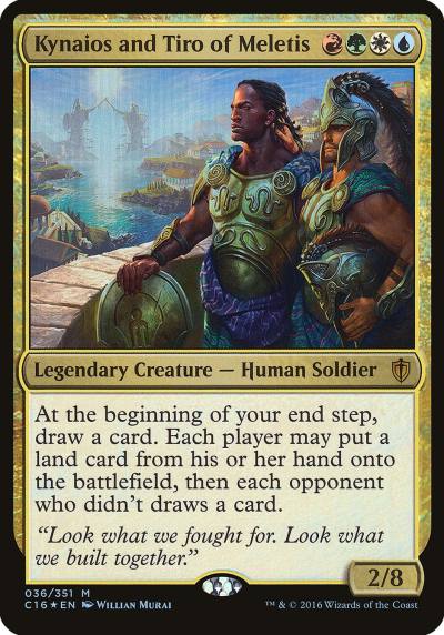 Kynaios and Tiro of Meletis OC16-36 Commander 2016 Oversized Magic card