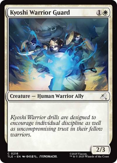 Kyoshi Warrior Guard TLE-216 Avatar: The Last Airbender Eternal Magic card