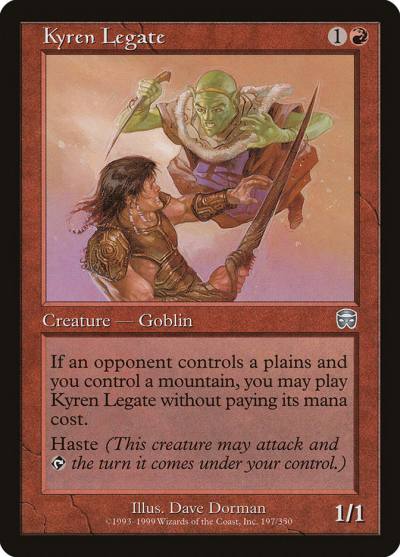 Kyren Legate MMQ-197 Mercadian Masques Magic card