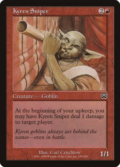Kyren Sniper 199 Mercadian Masques Magic card