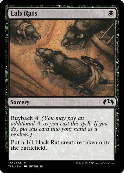 Lab Rats TPR-108 Tempest Remastered Magic card
