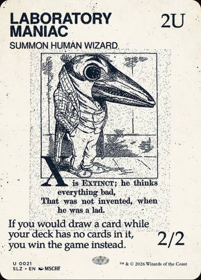 Laboratory Maniac SLZ-21 The Zeta Set Magic card