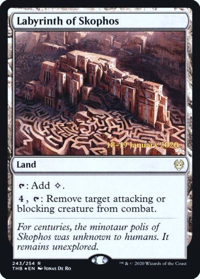 Labyrinth of Skophos PTHB-243S Theros Beyond Death Promos Magic card