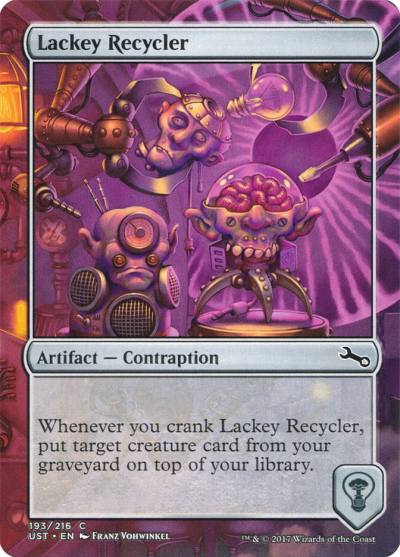 Lackey Recycler UST-193 Unstable Magic card