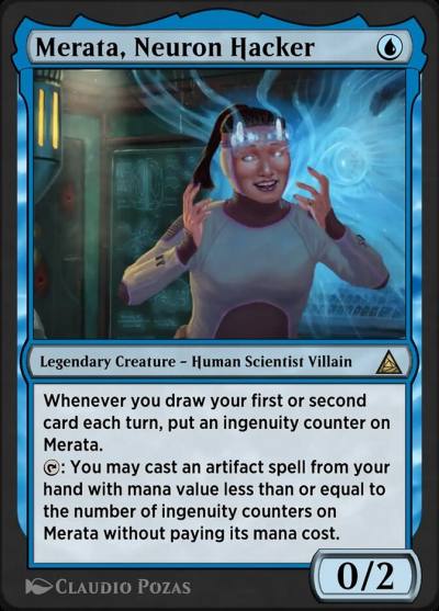 Lady Octopus, Inspired Inventor OM1-34 Through the Omenpaths Magic card