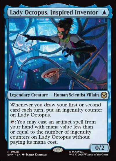 Lady Octopus, Inspired Inventor SPM-35 Marvel's Spider-Man Magic card