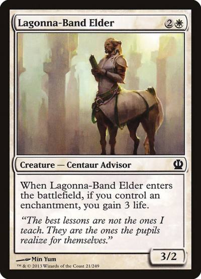 Lagonna-Band Elder THS-21 Theros Magic card