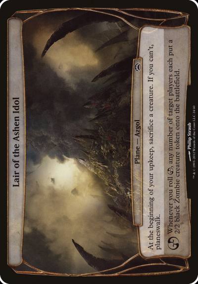 Lair of the Ashen Idol OPC2-24 Planechase 2012 Planes Magic card