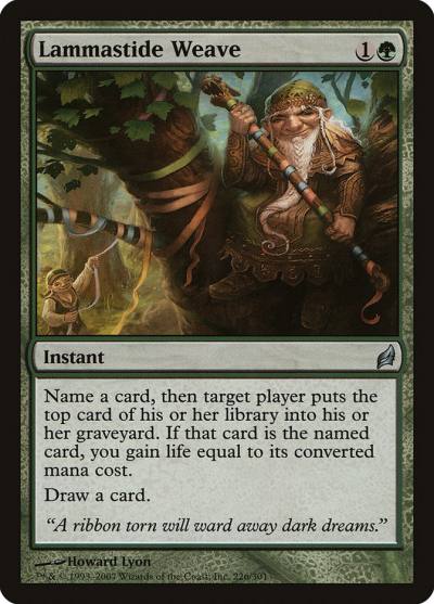 Lammastide Weave LRW-226 Lorwyn Magic card
