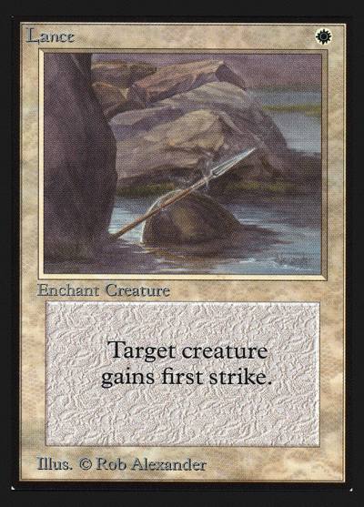 Lance CED-28 Collectors' Edition Magic card