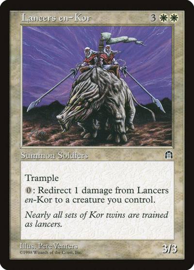 Lancers en-Kor 8 Stronghold Magic card