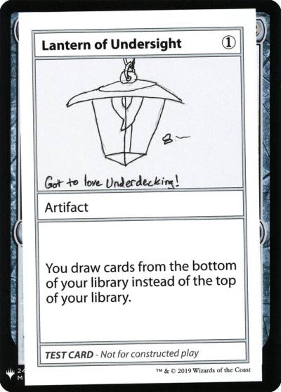 Lantern of Undersight CMB1-106 Mystery Booster Playtest Cards 2019 Magic card