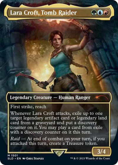 Lara Croft, Tomb Raider 1501 Secret Lair Drop Magic card