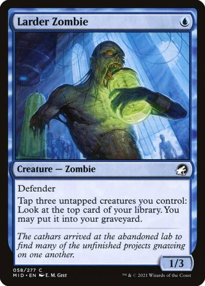 Larder Zombie MID-58 Innistrad: Midnight Hunt Magic card