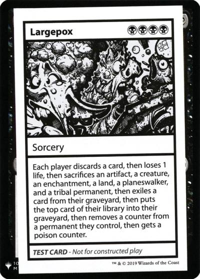 Largepox CMB1-44 Mystery Booster Playtest Cards 2019 Magic card