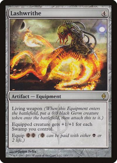 Lashwrithe NPH-143 New Phyrexia Magic card