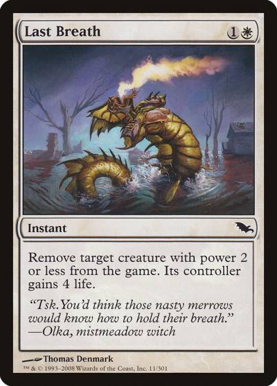 Last Breath SHM-11 Shadowmoor Magic card