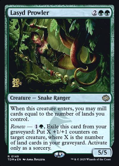 Lasyd Prowler PTDM-149S Tarkir: Dragonstorm Promos Magic card