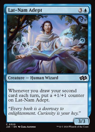 Lat-Nam Adept J25-320 Foundations Jumpstart Magic card