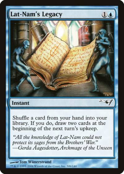 Lat-Nam's Legacy CST-30B Coldsnap Theme Decks Magic card